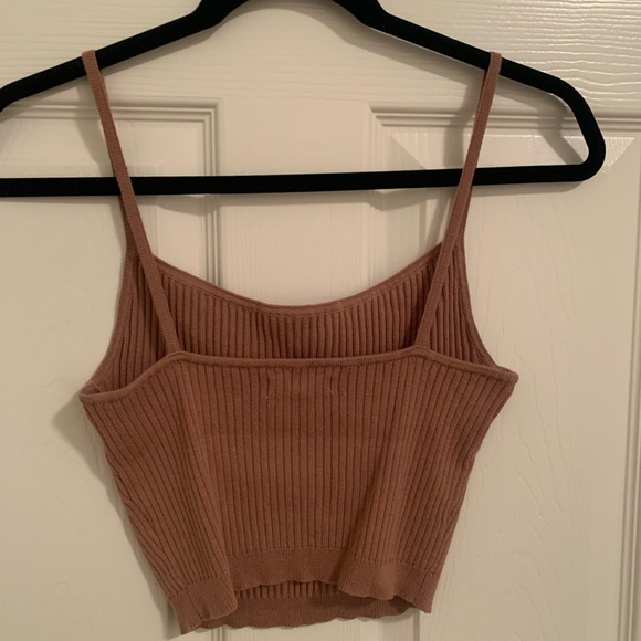 pacsun knit tank in brown - Picture 4 of 4